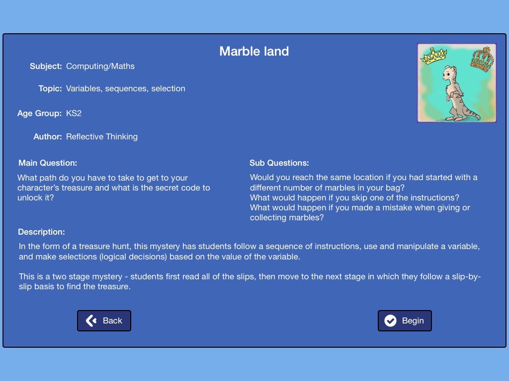 Marble Land (Computing/Maths) screenshot 4