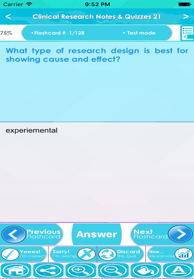 Clinical Research Exam Review screenshot 3