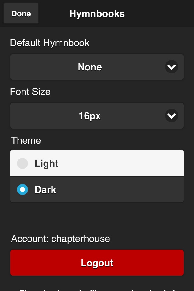 Hymnbooks screenshot 4