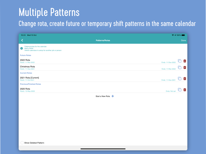 My Shift Planner - Calendar