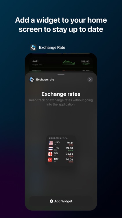 Exchange rates RU + widget