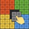 Collect puzzles from colorful bricks