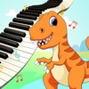恐龙学音乐启蒙-儿童钢琴教学钢琴练习音乐游戏