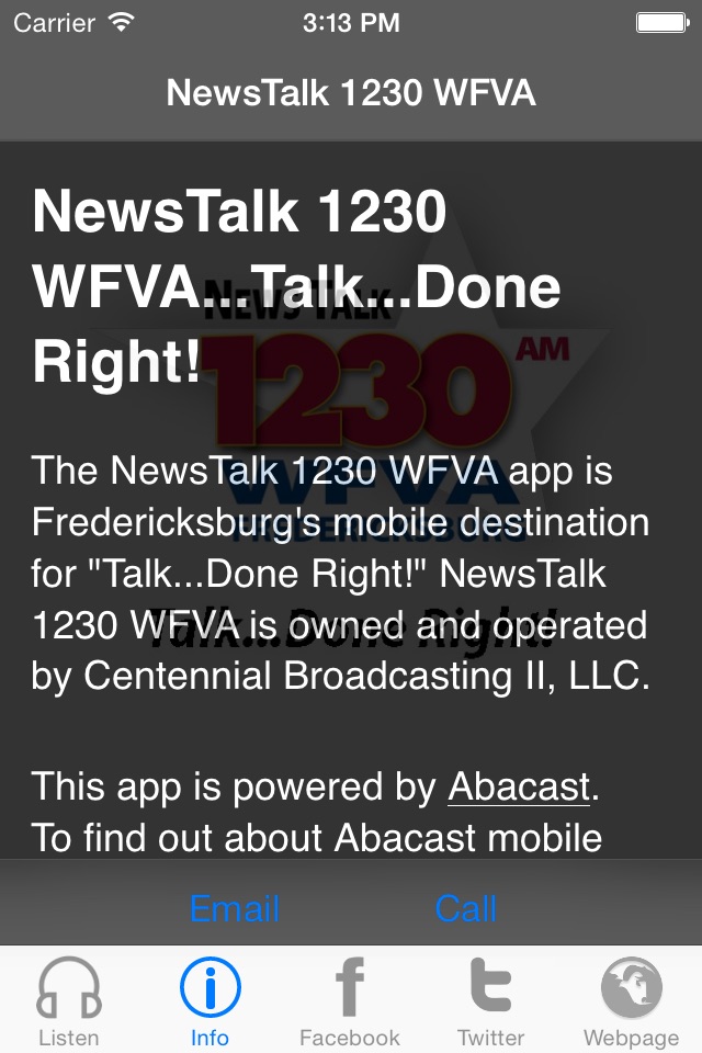 NewsTalk 1230 WFVA screenshot 3