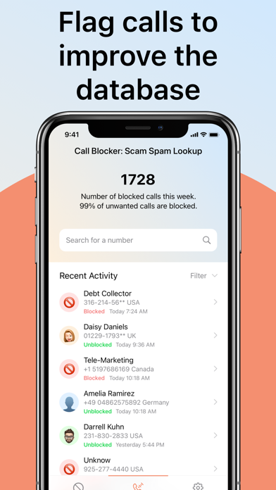 Call Blocker: Scam Spam Lookup screenshot 2