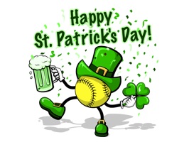 St Pat's Softball Stickers