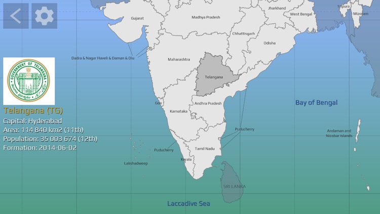 India Map Quiz (Qbis Studio) screenshot-9