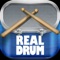 REAL DRUM is a free application for iOS that simulates a real drum on your device