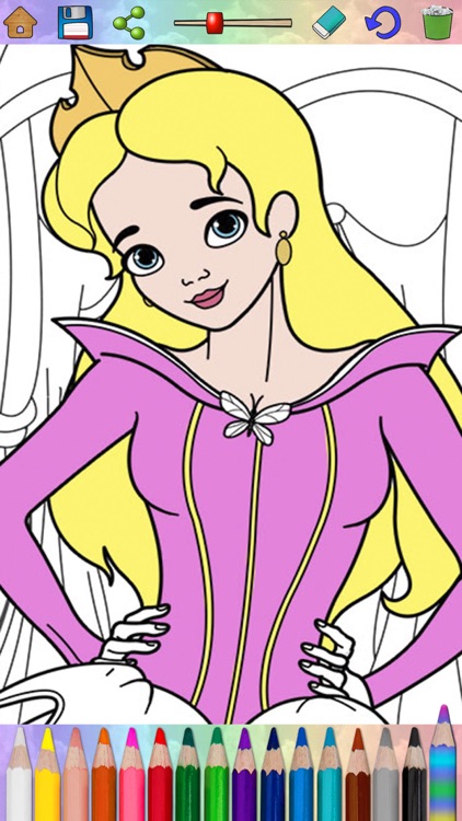 Fairy princess coloring book for kids – Pro screenshot-4