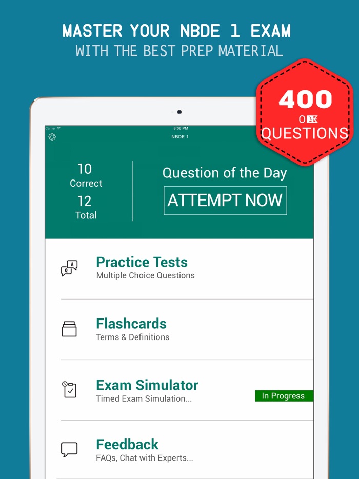 Dental Board Test Prep - NBDE 1 Practice Exam QA