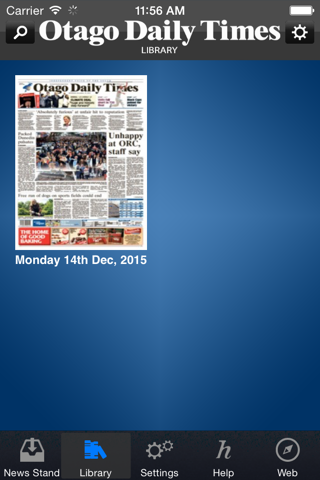 Otago Daily Times iPhone edition screenshot 2