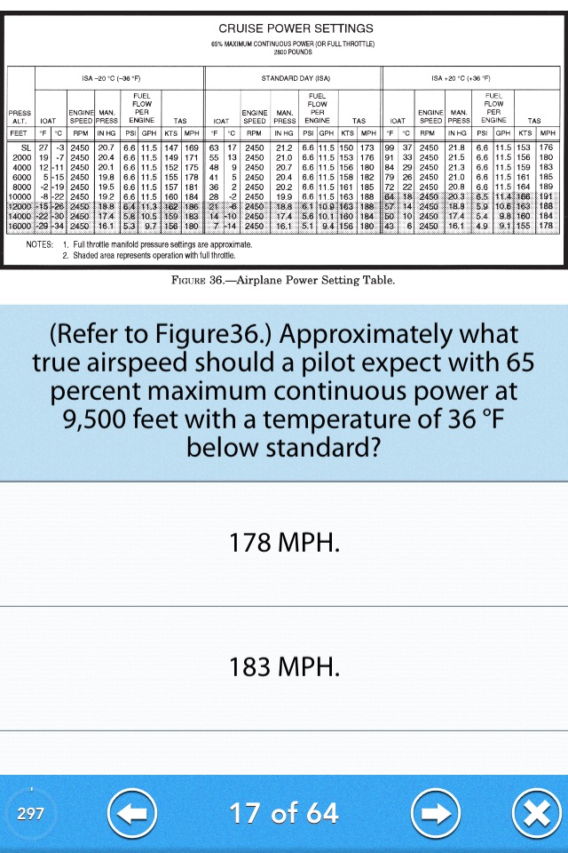 Pilot Test - Private Pilot Airplane Lite (PAR) screenshot 3