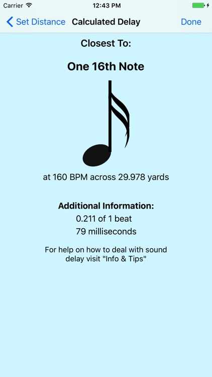 Sound Delay Calculator: Marching Band screenshot-3