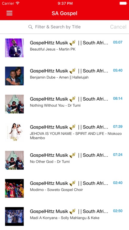 South African Gospel Songs 1