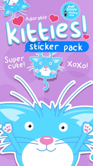 Adorable Kitties Stickers Pack - Pop Bottle Studio(圖1)-速報App