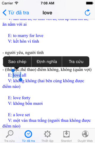 Từ điển (Vietnamese Dictionary) screenshot 2