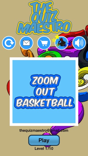 Zoom Out Basketball Game Quiz Maestro