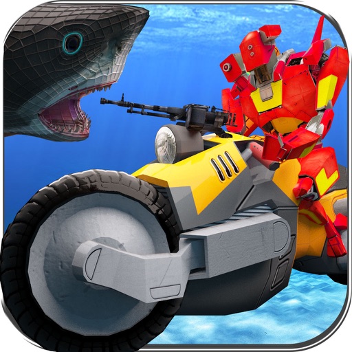 Moto Robot vs Monster Sharks - Pro icon