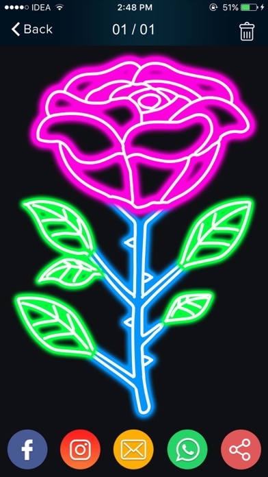 How to cancel & delete How to Draw Glow Flower Step by Step for Beginners from iphone & ipad 2