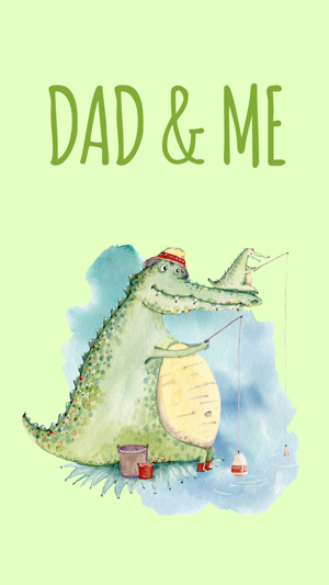 Dad & Me - Father’s Day Watercolor Stickers(圖1)-速報App