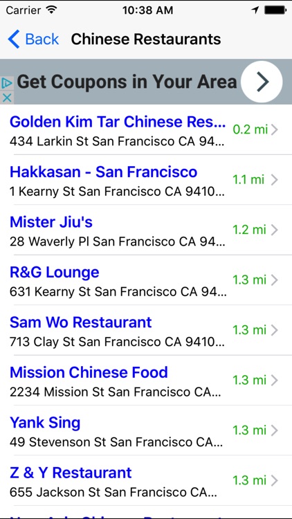 Asian Food Restaurant Finder Nearby