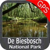 De Biesbosch NP GPS and outdoor map with guide