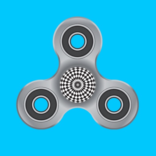 Fidget Spinner - Spinner With Optical Illusion Icon