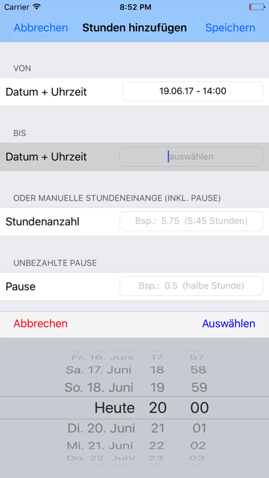 How to cancel & delete Mini Jobber: Stundenerfassung from iphone & ipad 2
