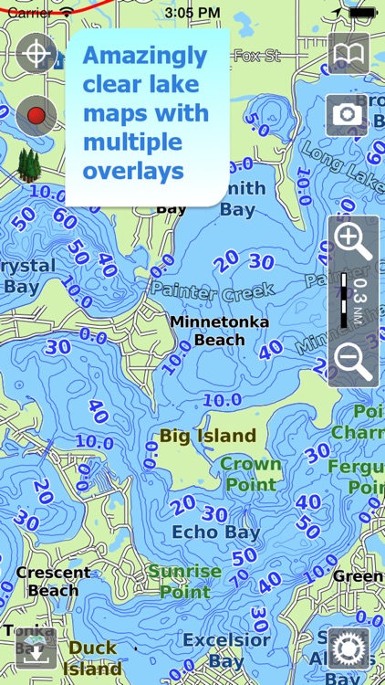 Aqua Map Minnesota MN Lakes - GPS Nautical Charts