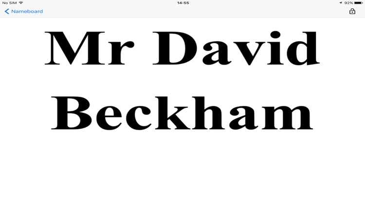 Name board Pro