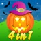 Icon Four in One Halloween Activity games for Kids