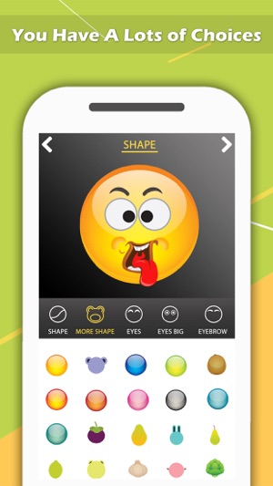 表情符號製造商-創建個人聊天 Emojis，笑臉(圖1)-速報App