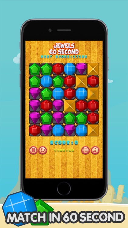 Jewels 60s - Best Puzzle Game