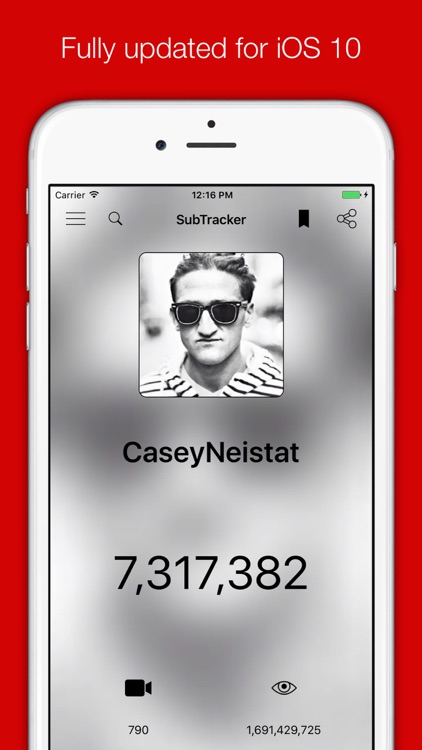SubTracker - Live Subscriber Count for Youtube screenshot-3
