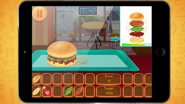 Burger Cafe - Cooking King Master(圖3)-速報App