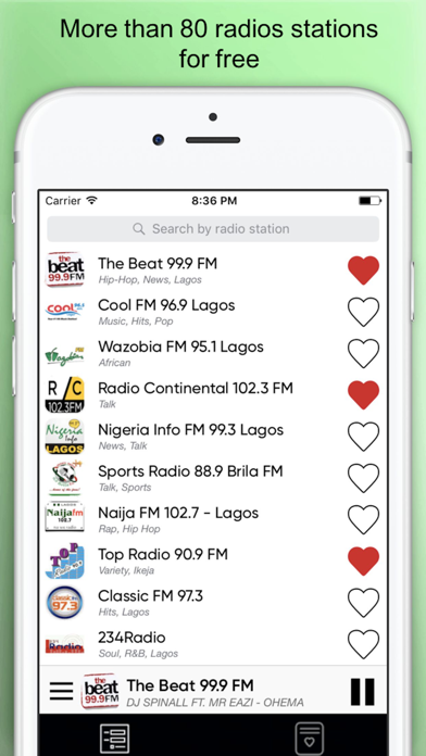 Radio Nigeria : nigerian radios FMScreenshot von 1