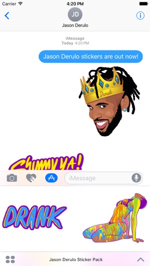 Jason Derulo Sticker Pack