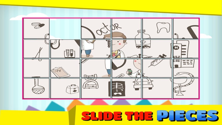 Slide Puzzles Learn Professions for Kids