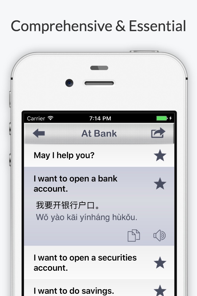 Financial Chinese - Phrases, Words & Vocabulary screenshot 3