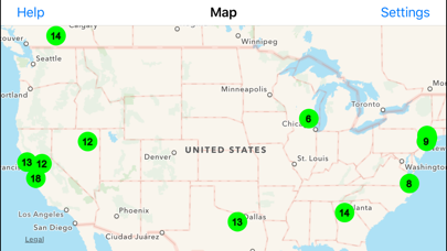 Radiation Map Tracker Displays Worldwide Radiation review screenshots