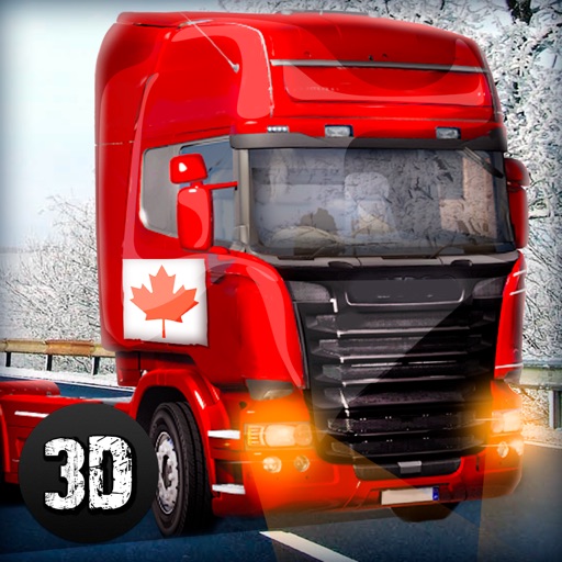 Canada Cargo Truck Driving Simulator 3D icon