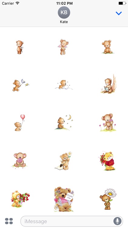 Lovely Teddy - Awesome Teddy Emoji And Stickers