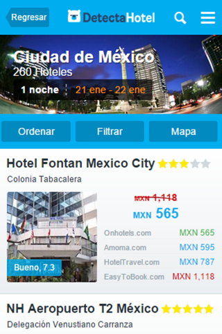 DetectaHotel: Hotel Search screenshot 2