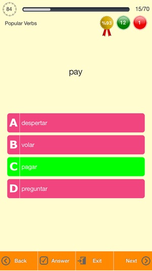 Spanish Vocabulary Quizzes(圖3)-速報App