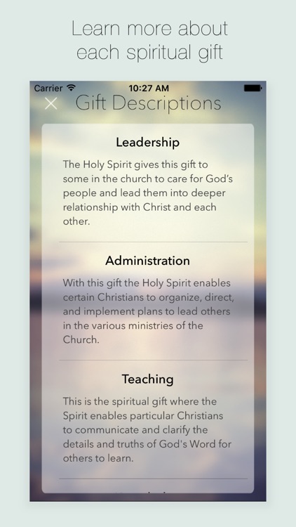 Spiritual Gifts Test screenshot-3