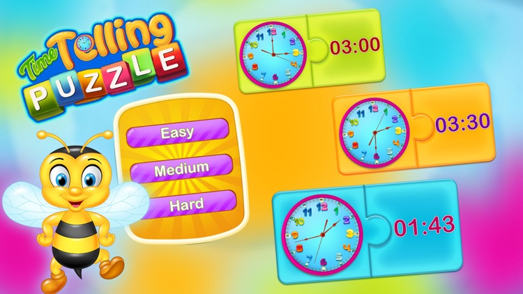 Time Telling Jigsaw Puzzle For Kids