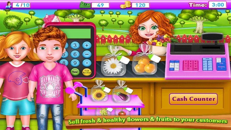 Flower Shop Cash Register screenshot-4