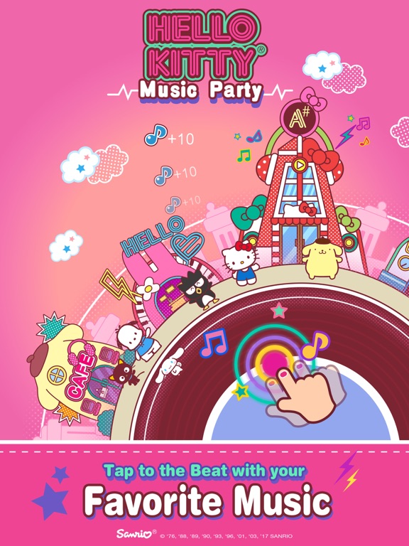 Hello Kitty Music Party - Kawaii and Cute! screenshot 2