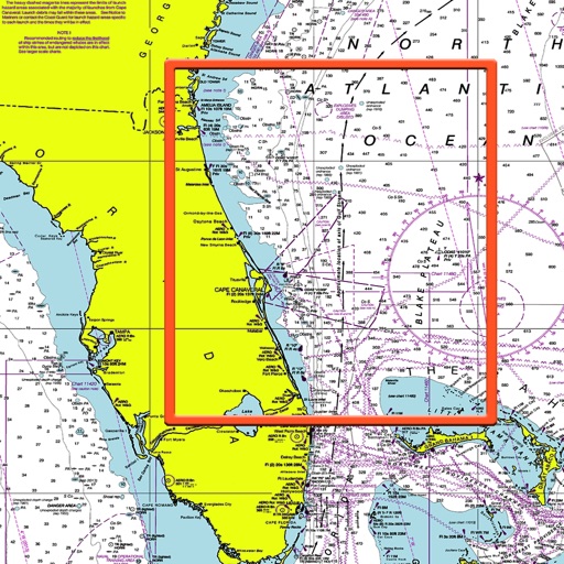 Marine Northeast Florida offline nautical chart by YANALA REDDY