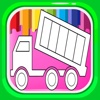 Coloring Book Pages Dump Truck Version